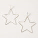 La Joul Andi Silver Star Dangle Earrings