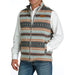 Men's Multi Colored Wooly Vest