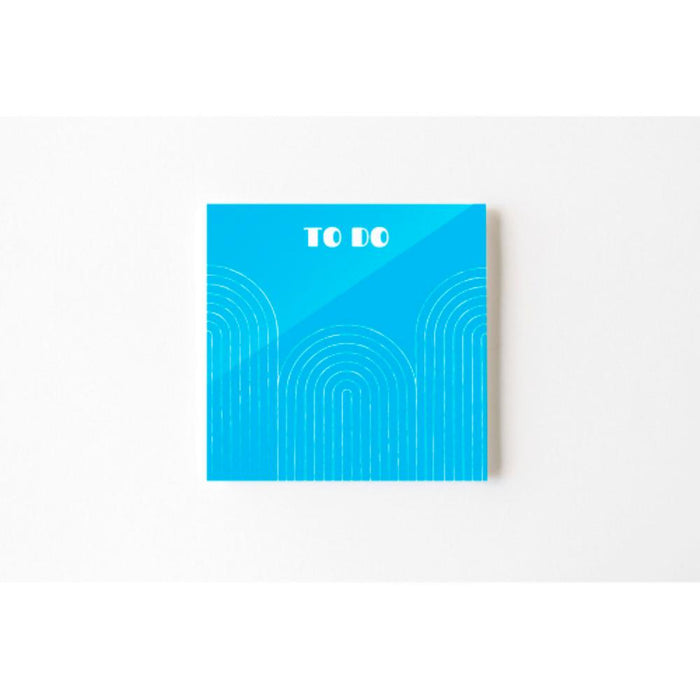 Neon Notes Modern Pattern on Blue Notes
