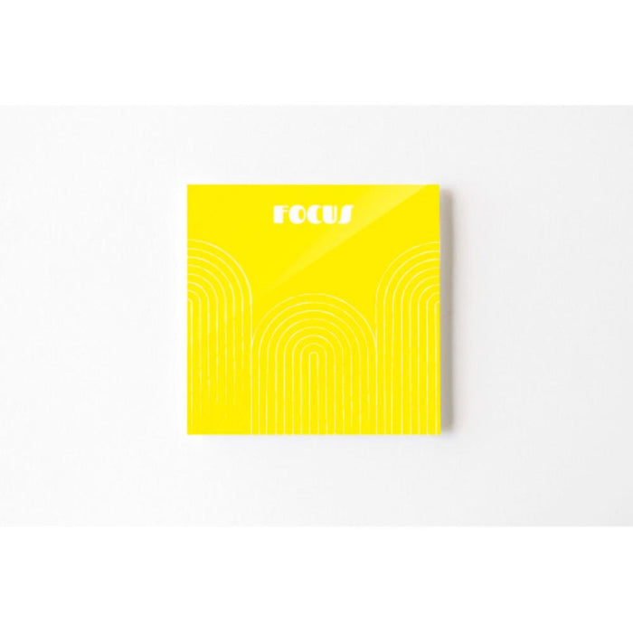 Neon Notes Modern Pattern on Yellow Notes