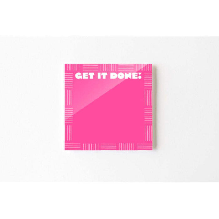 Life Track Neon Notes Hatch Pattern on Pink