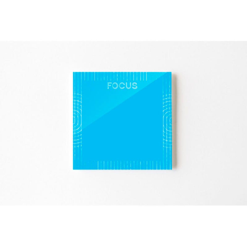 Neon Notes Line and Circle Pattern on Blue Notes
