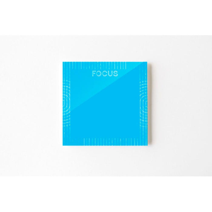 Neon Notes Line and Circle Pattern on Blue Notes
