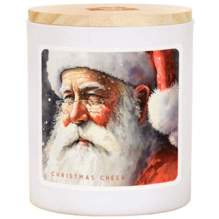 Sincere Surroundings Serious Santa Christmas Cheer Candle