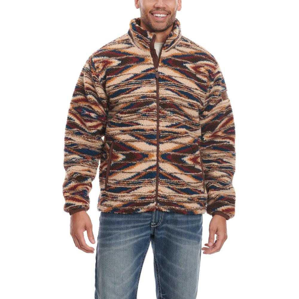 Ariat Men's Fleece Saltillo Chimayo Multicolored Zip Up Jacket