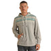 Rock & Roll Denim Men's Border Print Grey Hoodie