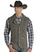 Powder River Men's Charcoal Solid Montana Vest