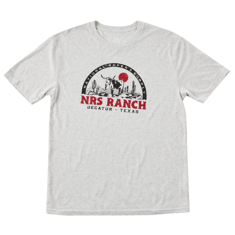 Ranch Longhorn Desert Oatmeal Tee