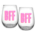 BFF Stemless Wine Glass