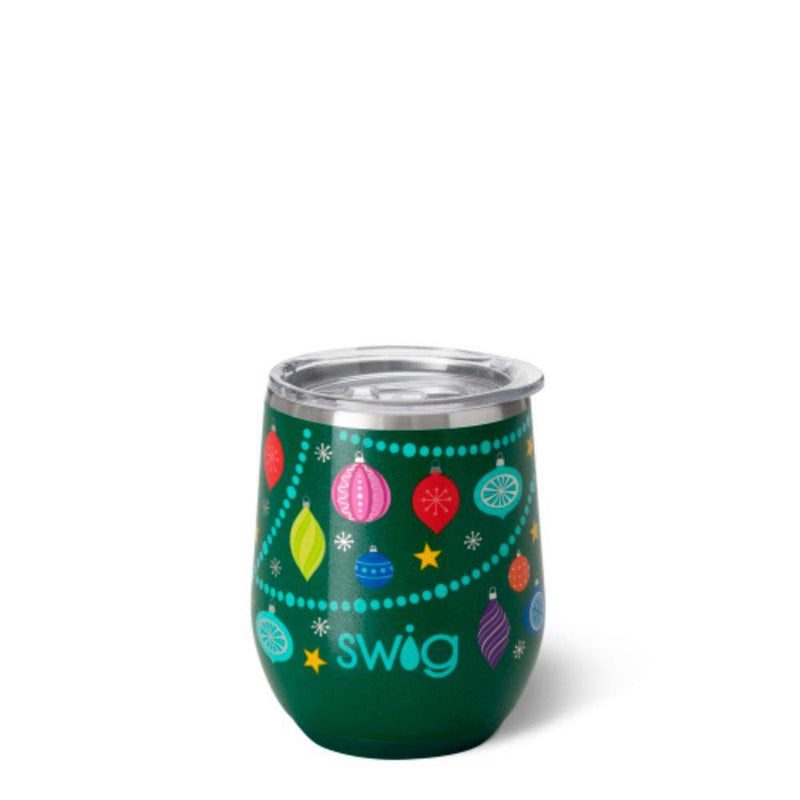 Swig O Christmas Tree Stemless Wine Cup