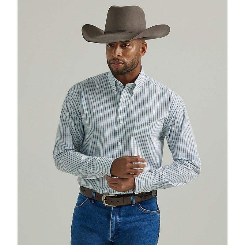Wrangler Mens George Strait Long Sleeve Shirt
