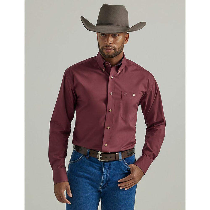 Wrangler Mens George Strait Button Down Shirt