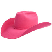 7X Bright Pink 4 1/2in Brim OC Felt Cowboy Hat