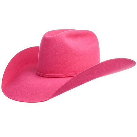 Pink felt sales cowboy hat