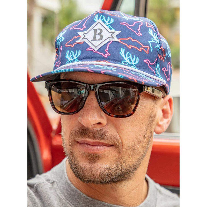 Burlebo Mens Neon Outdoors Cap