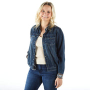 Montanaco Women's Embroidered Denim Jacket