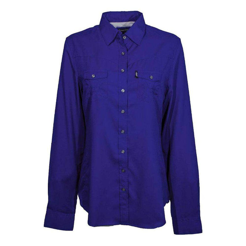 Hooey Women's Sol Competition Royal Blue Shirt