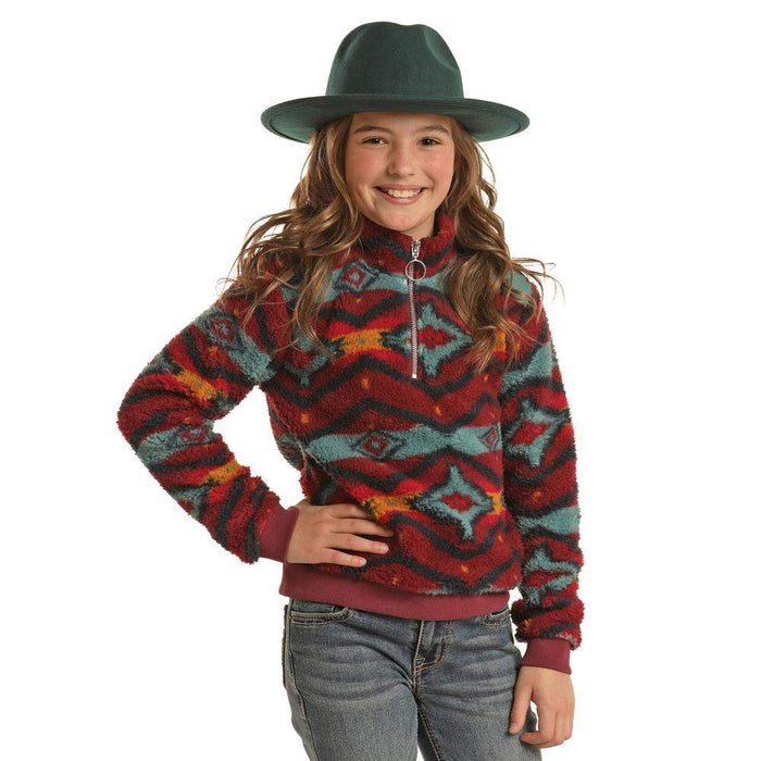 and Girls Sherpa Pullover