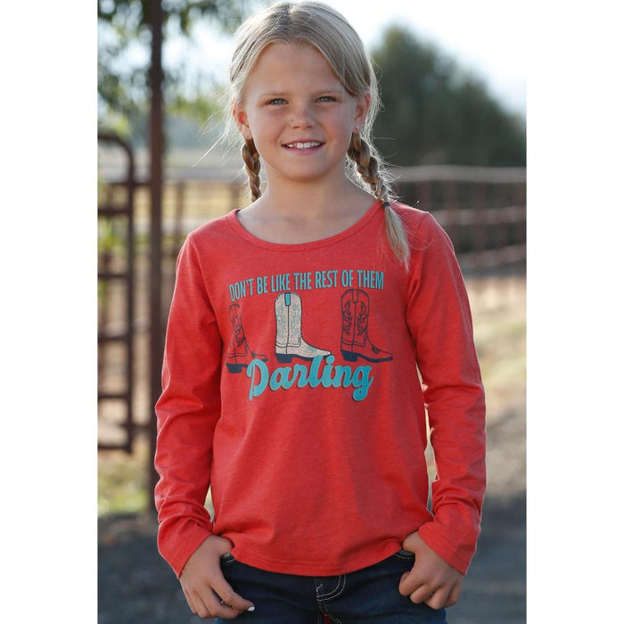 Girl Girls Dont Be Like The Rest Of Them Darling LS Tee