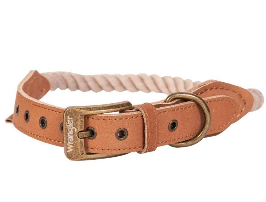 Wrangler Ivory Rope Dog Collar