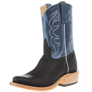 Men's Ride Ready Black Oiled Shark 10in Regal Blue Lustre Top