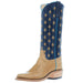 Men's Ride Ready Sorrel Black Hawk 15in Blue Glazed Buffalo Round Toe Boot