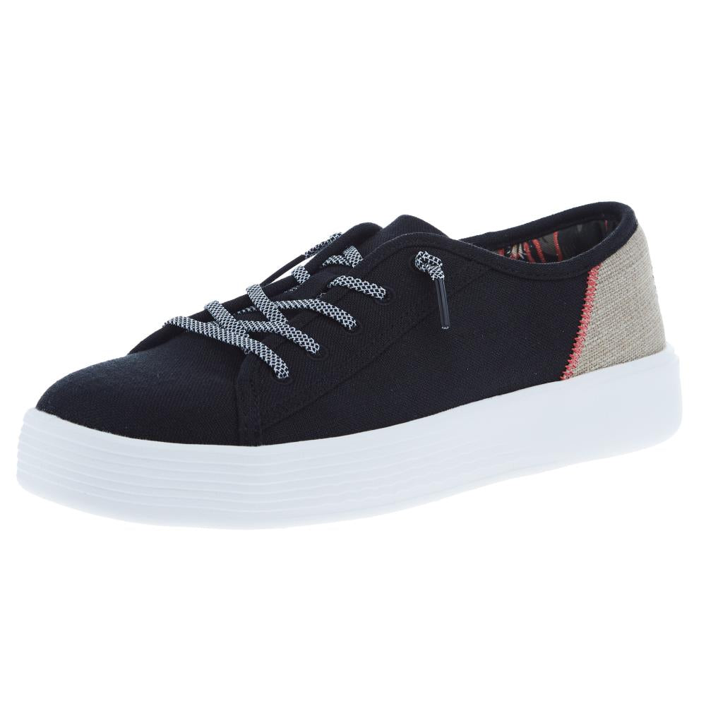 Hey Dude Women's Cody Craft Linen Black Casual