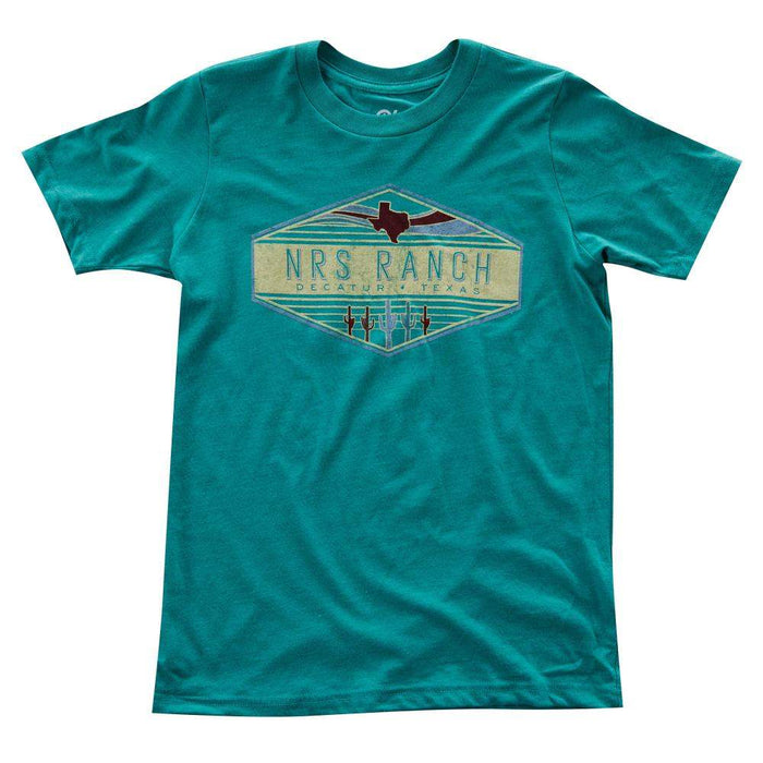 NRS NRS Ranch Icon Youth Lagoon Tee
