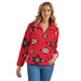Women's Retro Americana Sherpa Pullover