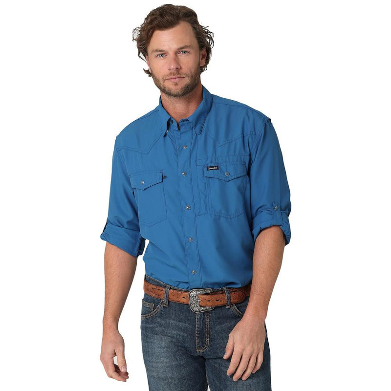 Men's Performance Long Sleeve Snap Shirt