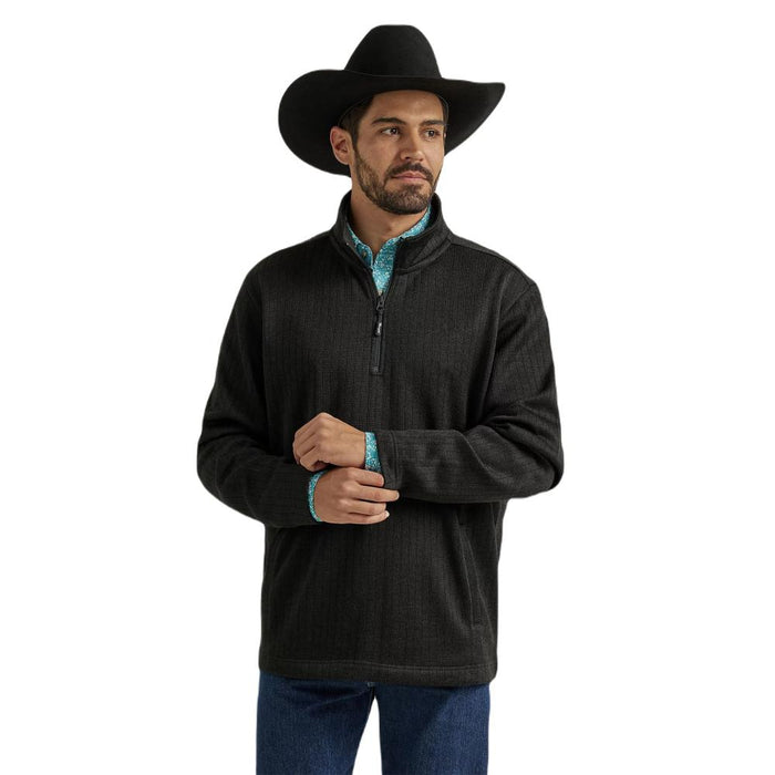George Strait Quarter Zip Smooth Steel Pullover