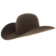 AHC 10X Pecan Round Oval 4 1/2 Inch Brim Open Crown Felt Hat