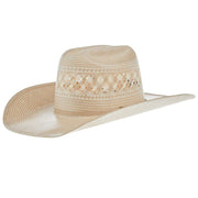 American Hats Co 15 Star Open Crown 4 1/4 In Brim Round Oval Cowboy Hat