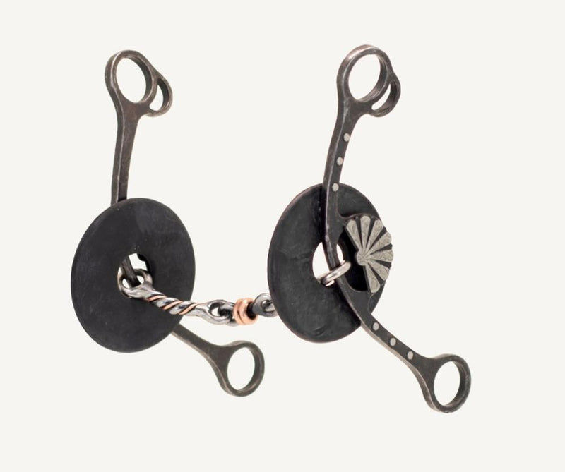 Nellie Miller Fan Concho Dog Bone Twisted Wire Gag Bit