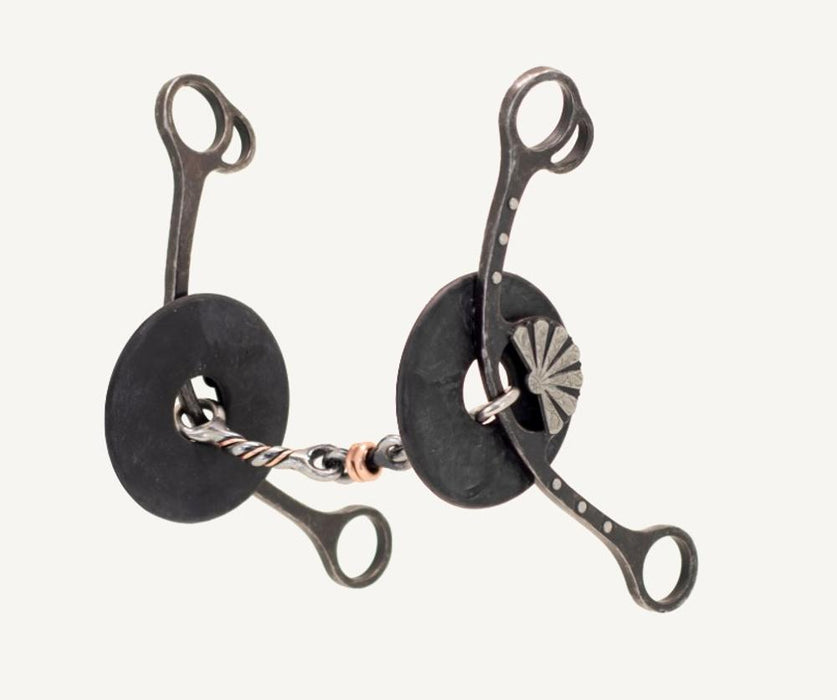 Nellie Miller Fan Concho Dog Bone Twisted Wire Gag Bit