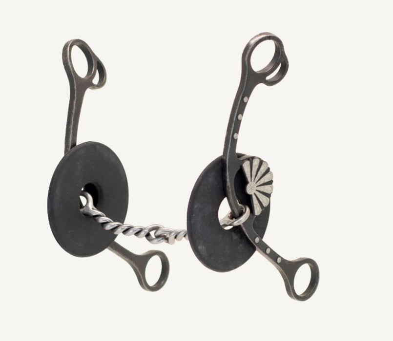 Nellie Miller Fan Concho Twisted Wire Gag Bit