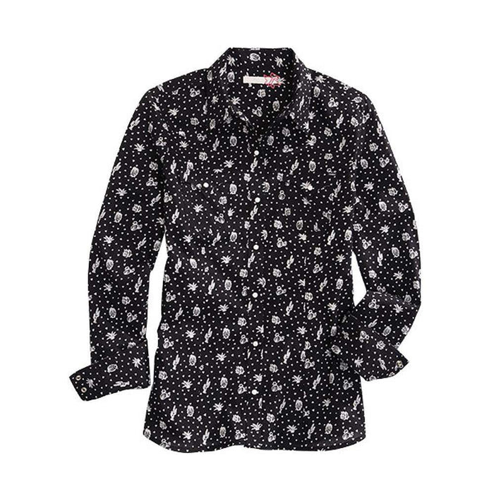 Women's Black Desert Print Shirt