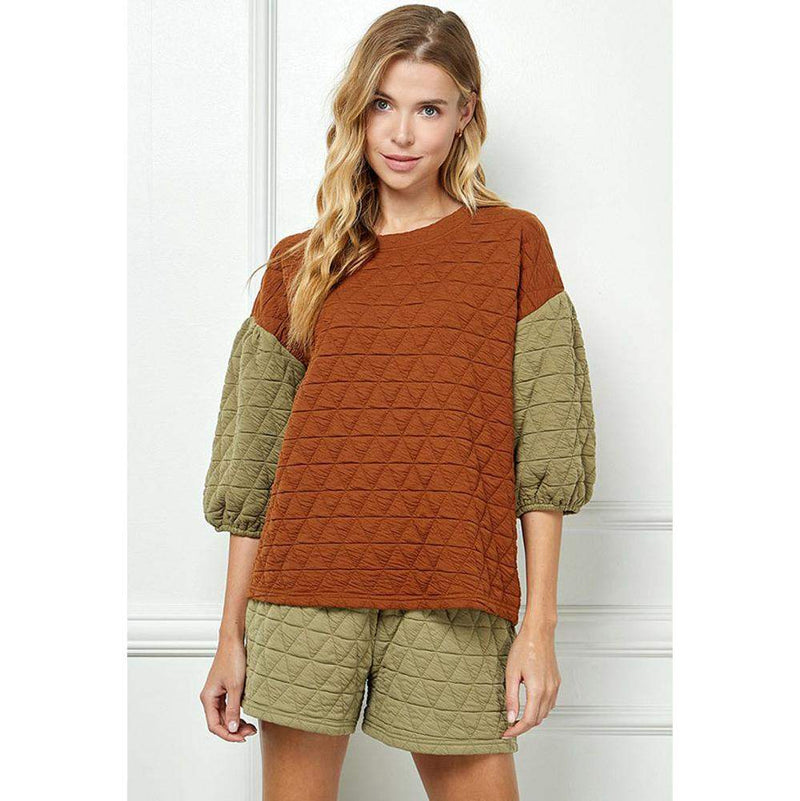 See And Be Seen Women's Color Mix Quilted Top