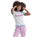 x Barbie Women's Denim Daydreams Worn White Tee