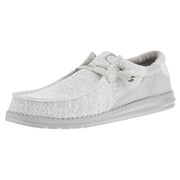 Men's Wally Stitch Flecked Woven Grey Casual Shoe
