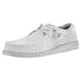 Men's Wally Stitch Flecked Woven Grey Casual Shoe