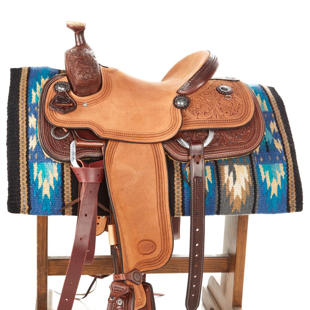 Couverture de selle western en laine tissée à la main Couverture de selle western en laine tissée à la main