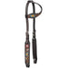 Tough 1 Blue and Pink Floral Single Ear Headstall