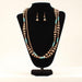 Navajo Copper and Turquoise Necklace Set