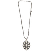 Faux Navajo White Stone Necklace Set