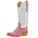 R Women's Rose Boar 13 In Winter White Top Cowgirl Boot