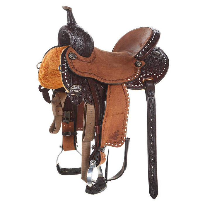 Circle Y Saddlery Josey Mitchell Renegade Racer 14 1/2 Inch Barrel Saddle