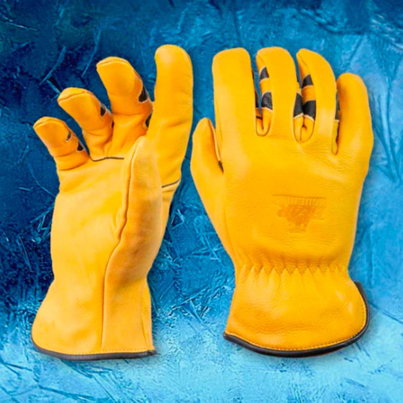 Fleece Lined Water Resistant Cowhide Work Gloves