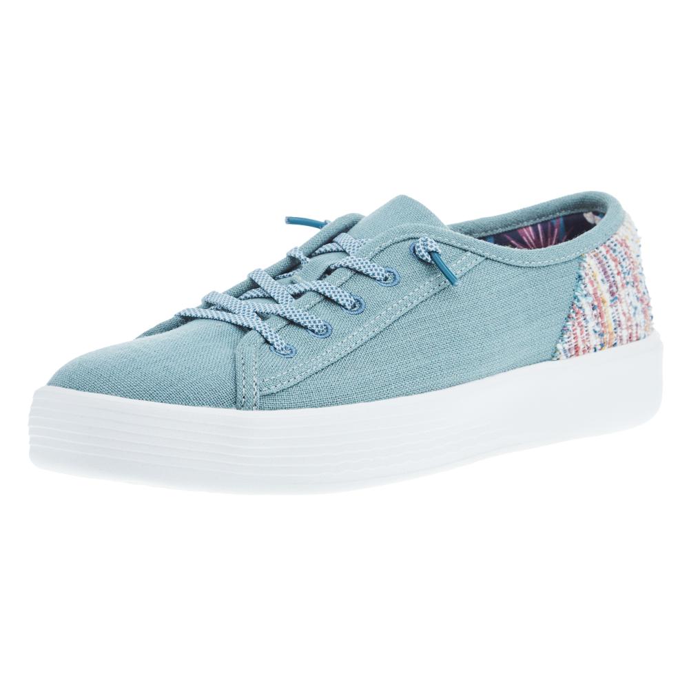 codyです！ Hey Dude Women's Cody Craft Linen Aqua Casual — NRS