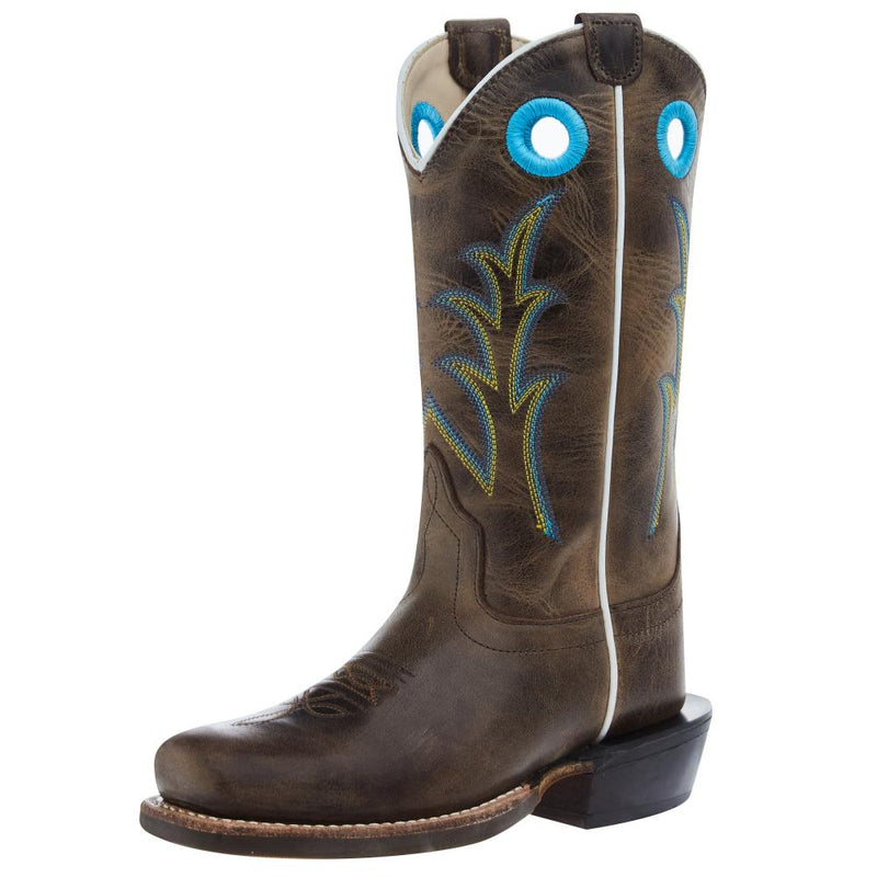 Childrens Cactus Light Brown Cutter Toe with Rubber Outsole Boot